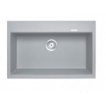 Carysil Concrete Grey Single Bowl Granite Stone Kitchen Sink Top/Under Mount 780 x 510 x 220mm